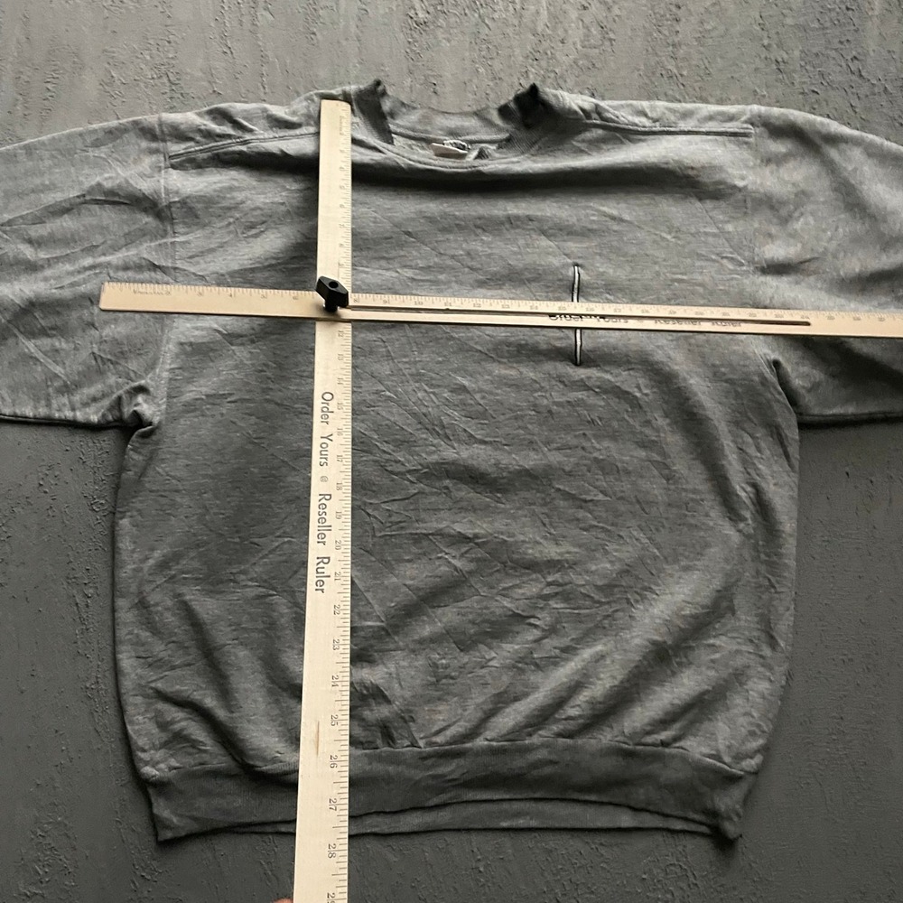 Vintage Ikeda Sweatshirt Mens XL Grey 90s - Picture 4 of 7